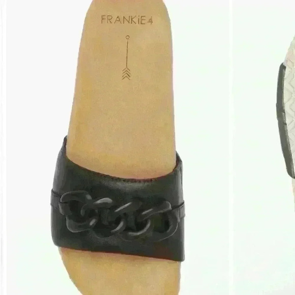 Frankie4 Quinn Slide Sandal black size 6 - Picture 11 of 12